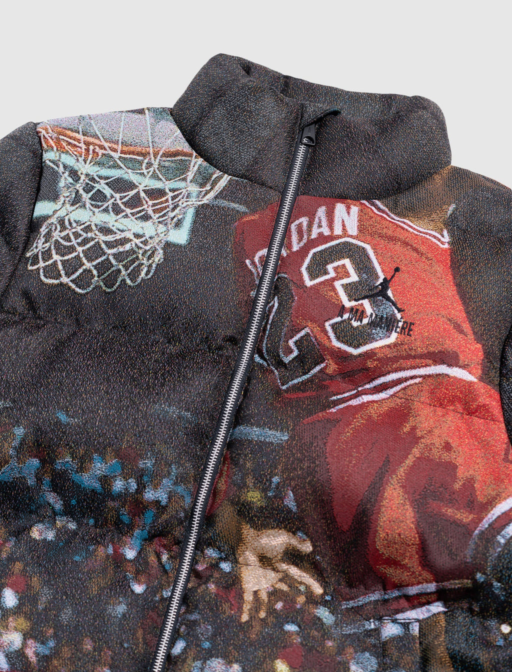 A MA MANI¨¦RE X JORDAN BRAND ALL OVER PRINT PUFFER JACKET